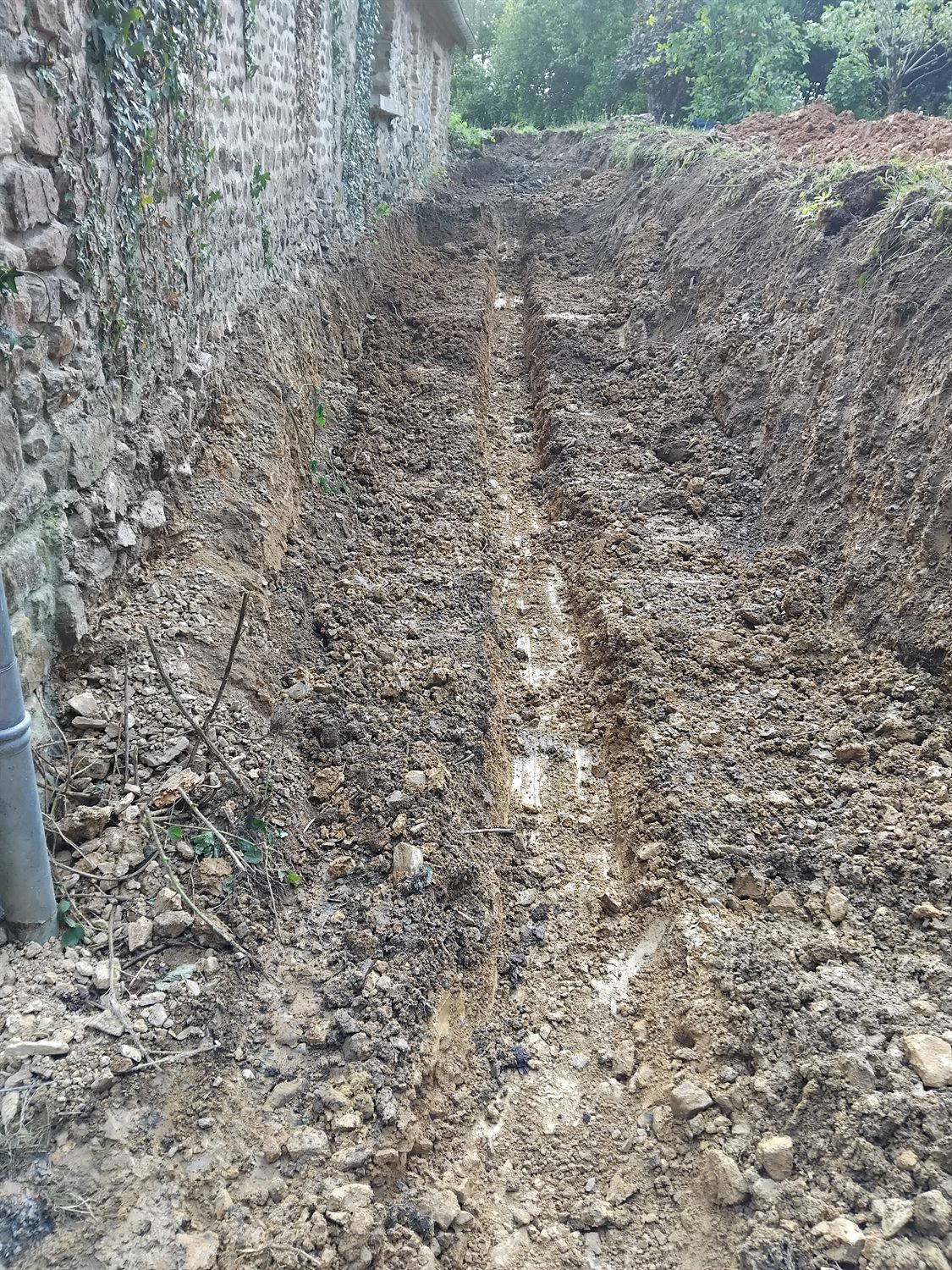 Chantier de terrassement TLC